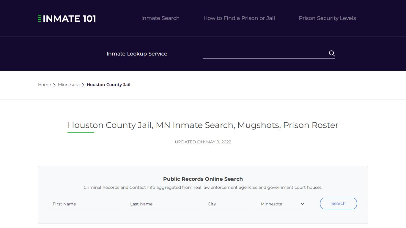 Houston County Jail, MN Inmate Search, Mugshots, Prison Roster